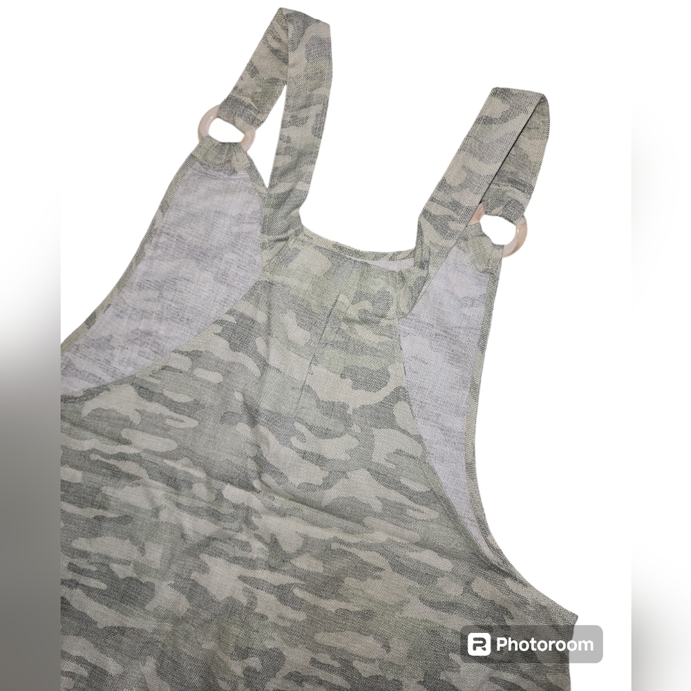 Green Camo Skirt Overalls - Picture 7 of 9